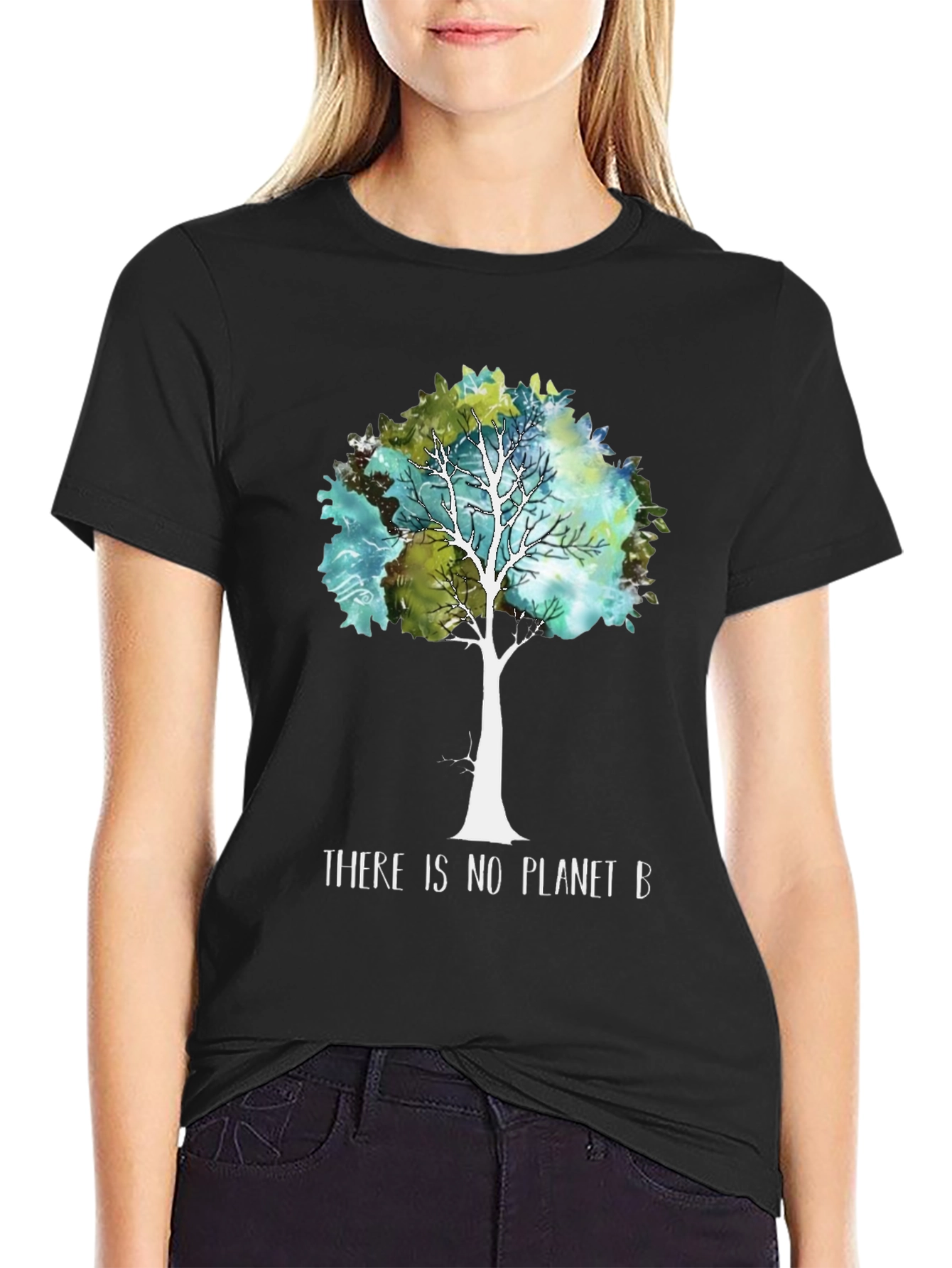 Planet B Tree Graphic Tee - Eco-Friendly Design
