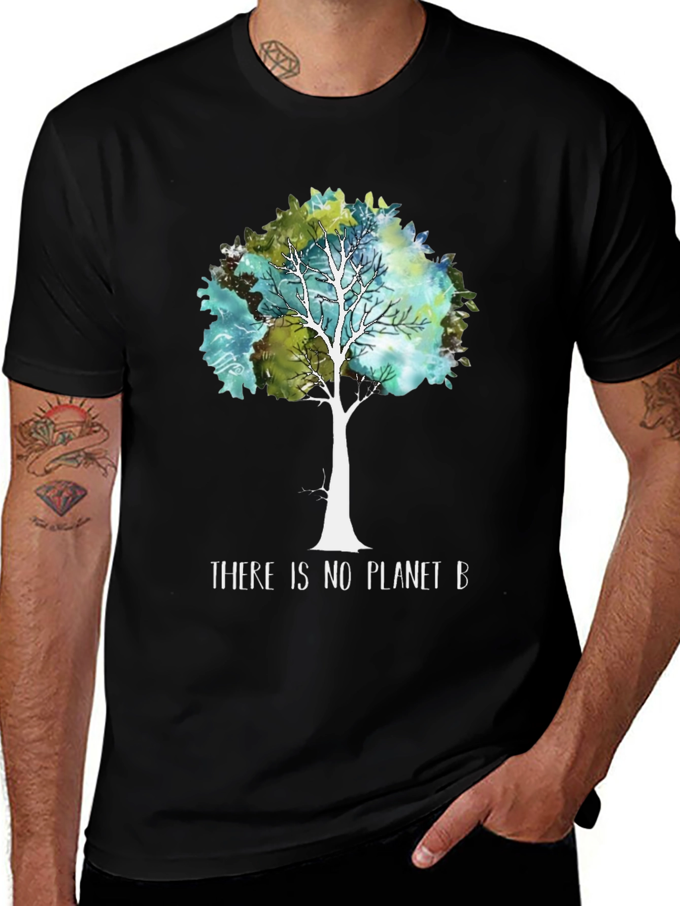 Planet B Tree Graphic Tee - Eco-Friendly Design