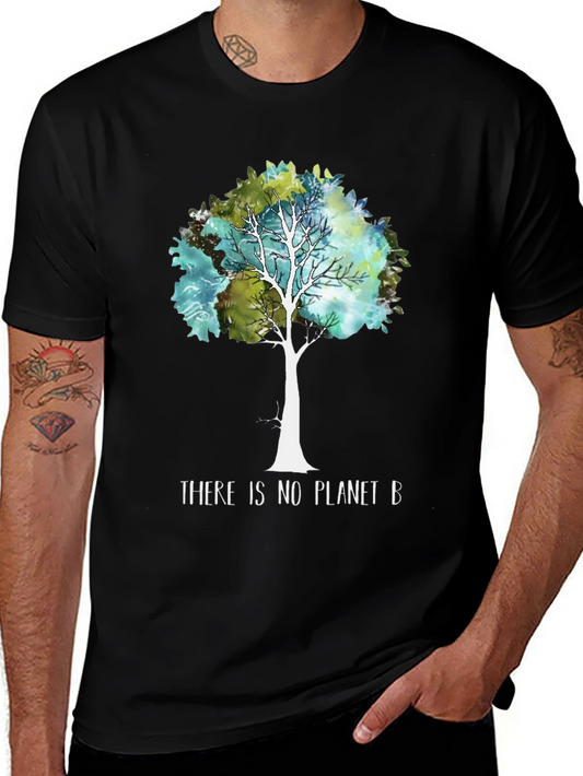 Planet B Tree Graphic Tee - Eco-Friendly Design