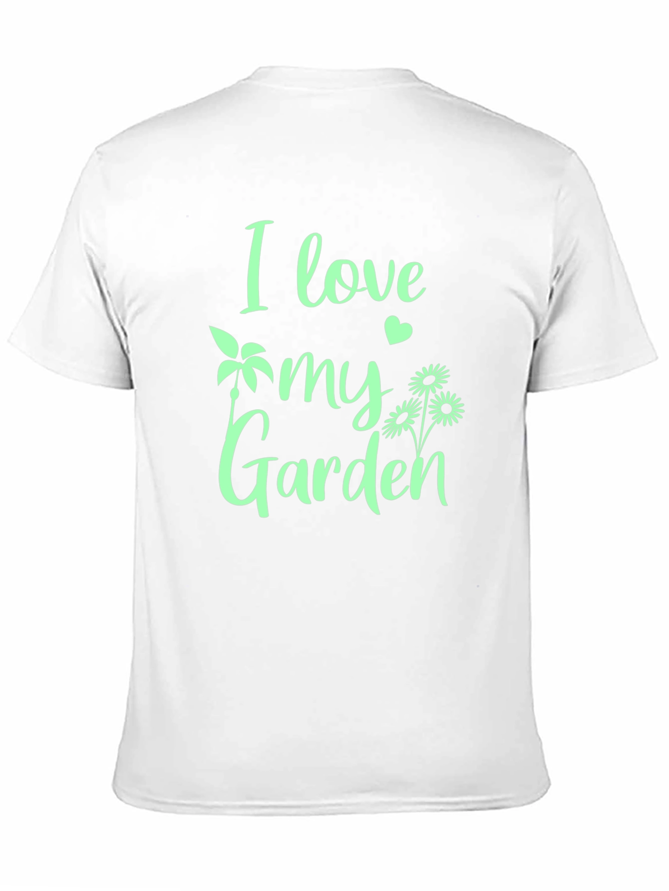 I Love My Garden Black Graphic Tee
