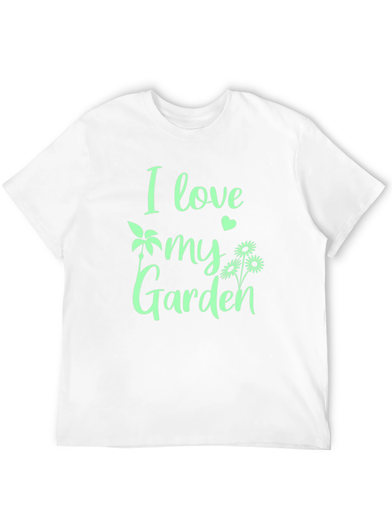 I Love My Garden Black Graphic Tee