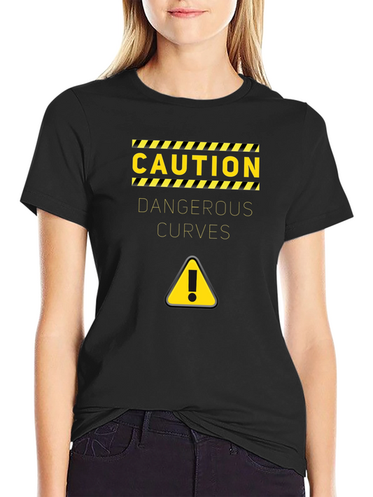 Caution: Dangerous Curves Mens T-Shirt