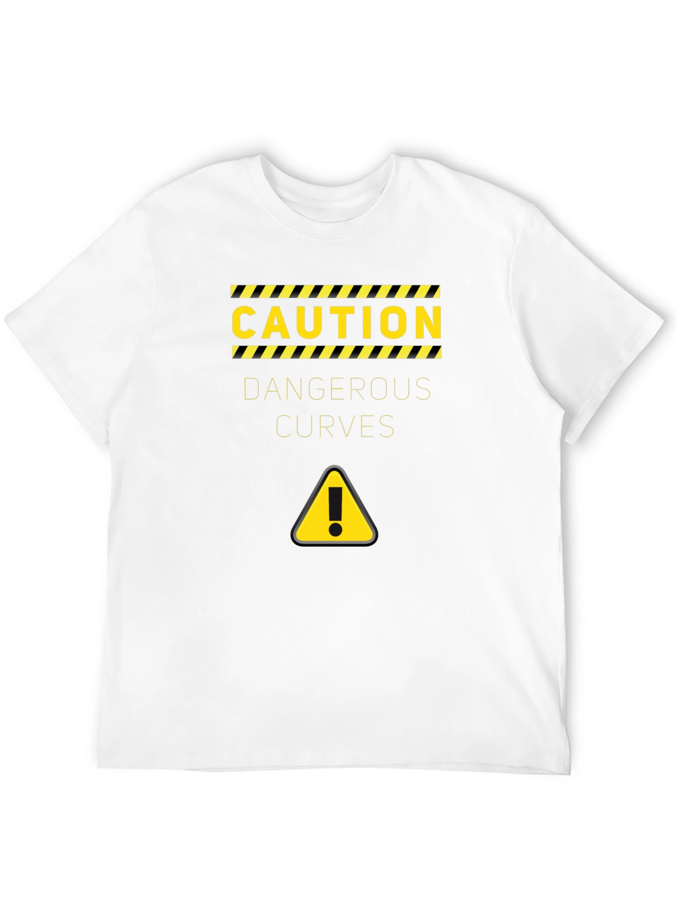 Caution: Dangerous Curves Mens T-Shirt