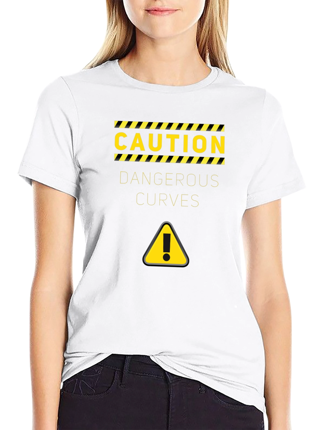 Caution: Dangerous Curves Mens T-Shirt