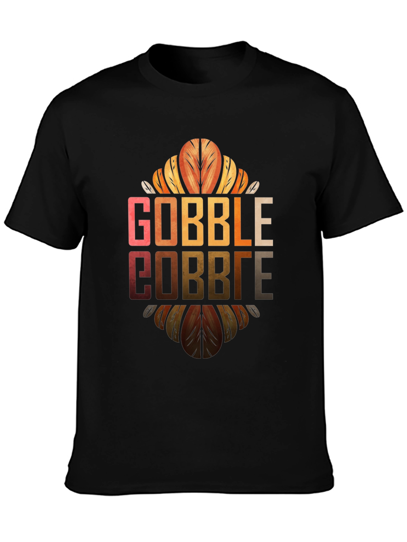 Gobble Thanksgiving Graphic T-Shirt