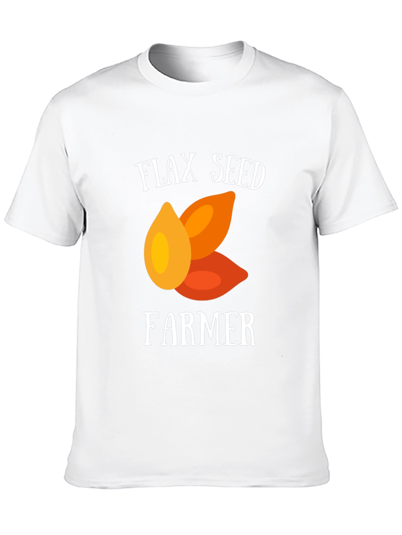 Flax Seed Farmer Graphic Tee - Black