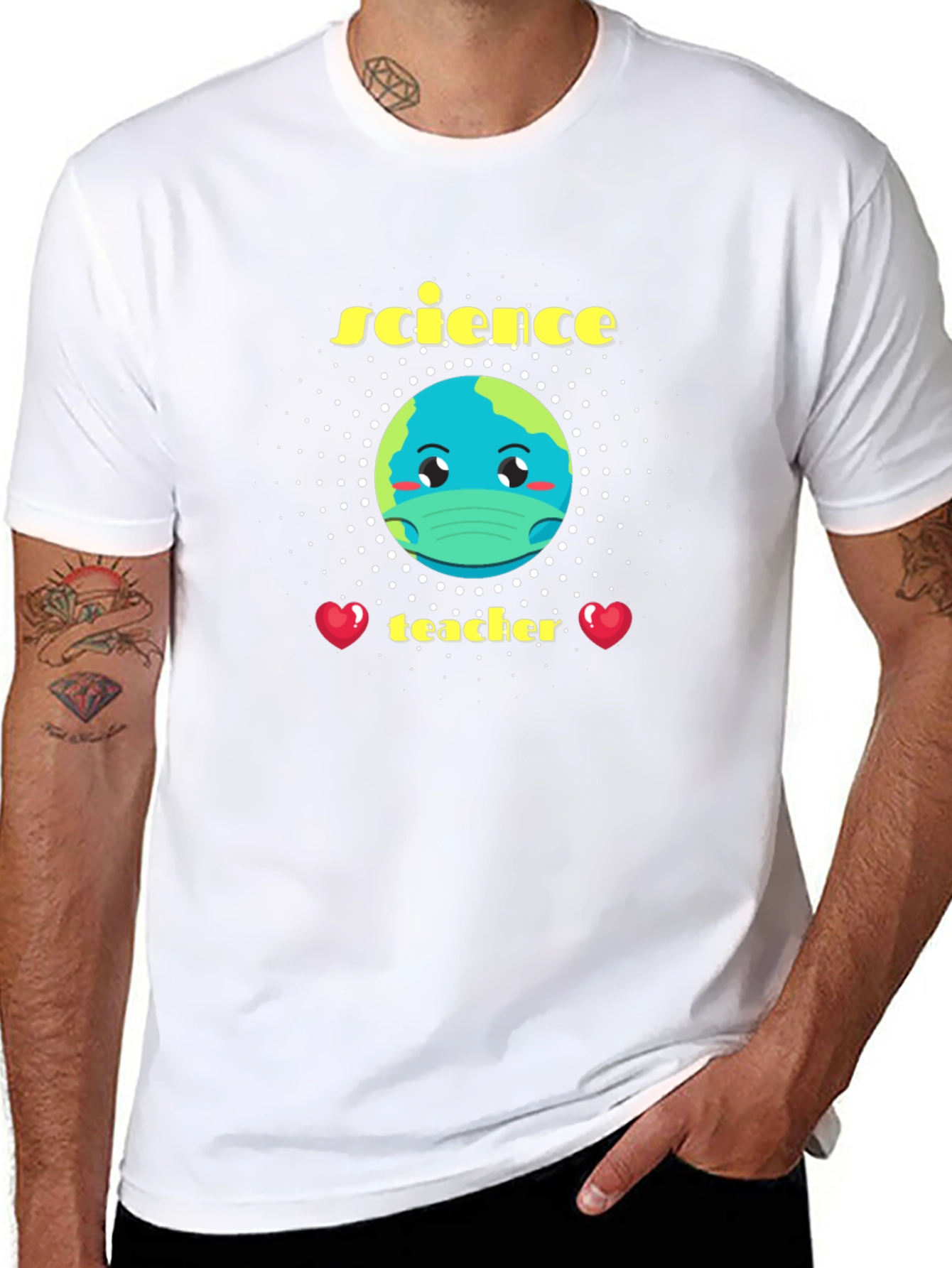 Science Teacher Earth Graphic T-Shirt