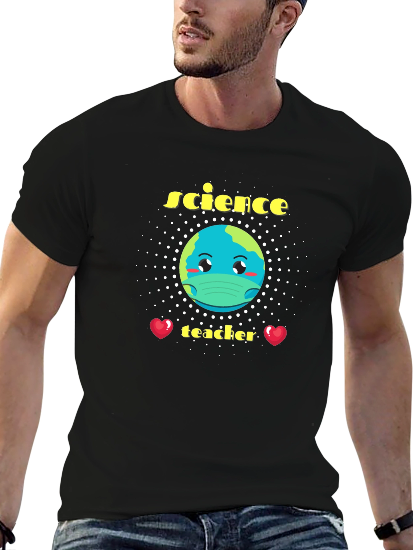 Science Teacher Earth Graphic T-Shirt