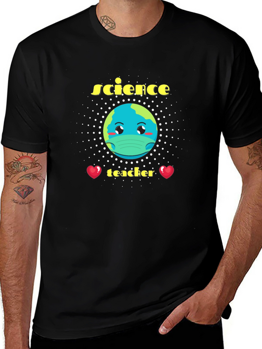 Science Teacher Earth Graphic T-Shirt