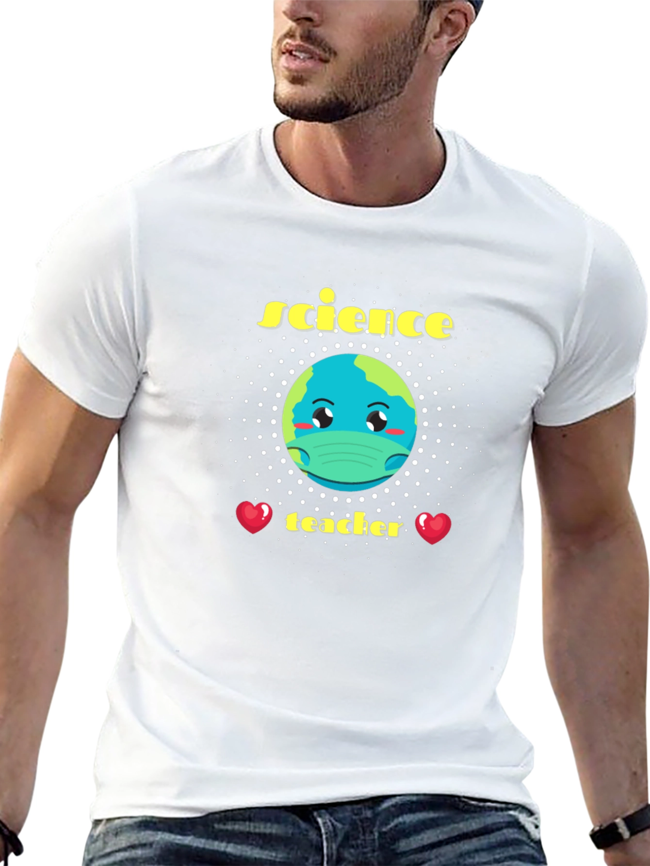 Science Teacher Earth Graphic T-Shirt