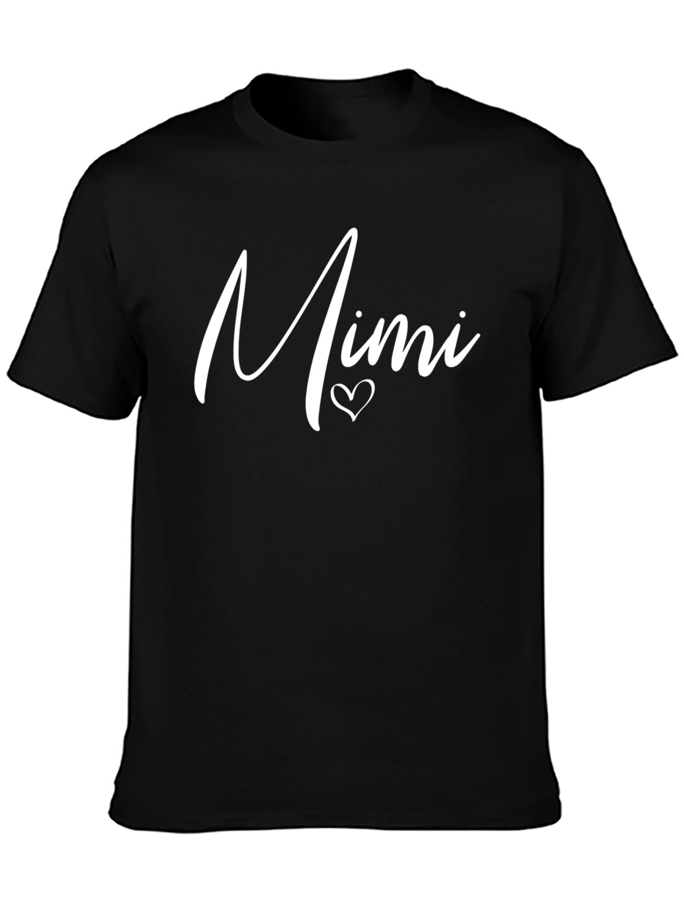 Mimi Heart Graphic Tee - Black