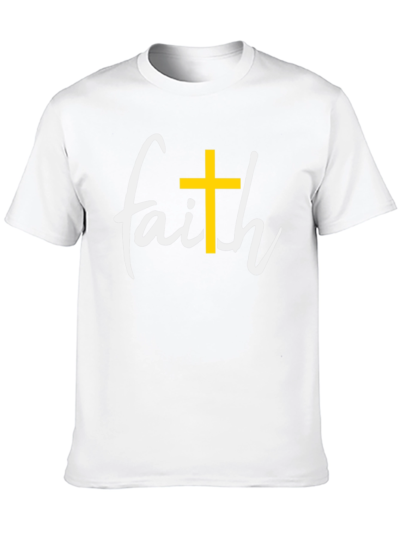 Faith Cross Graphic Black T-Shirt