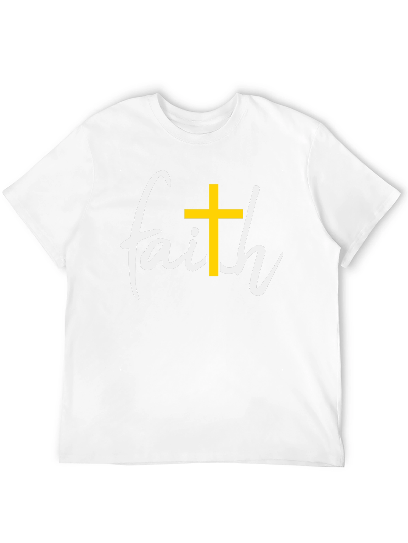 Faith Cross Graphic Black T-Shirt