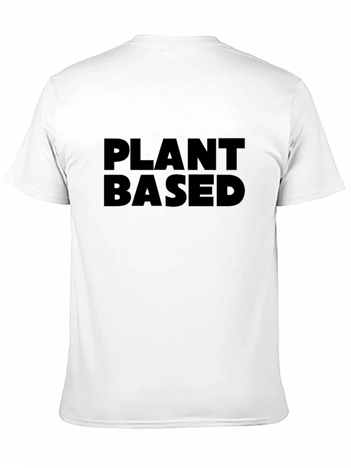 Plant Based Statement Tee - Black Casual T-Shirt