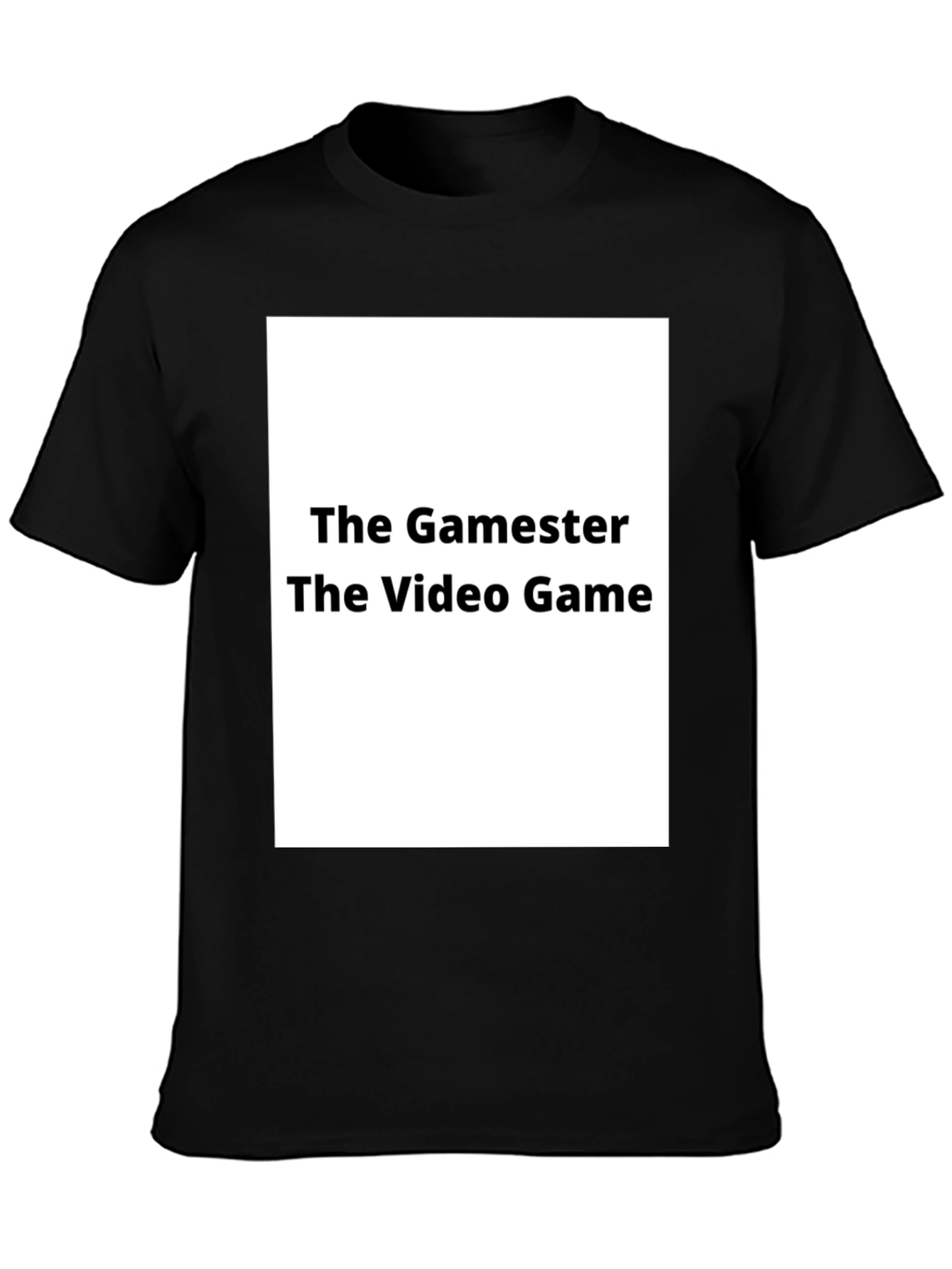 The Gamester Video Game Black T-Shirt