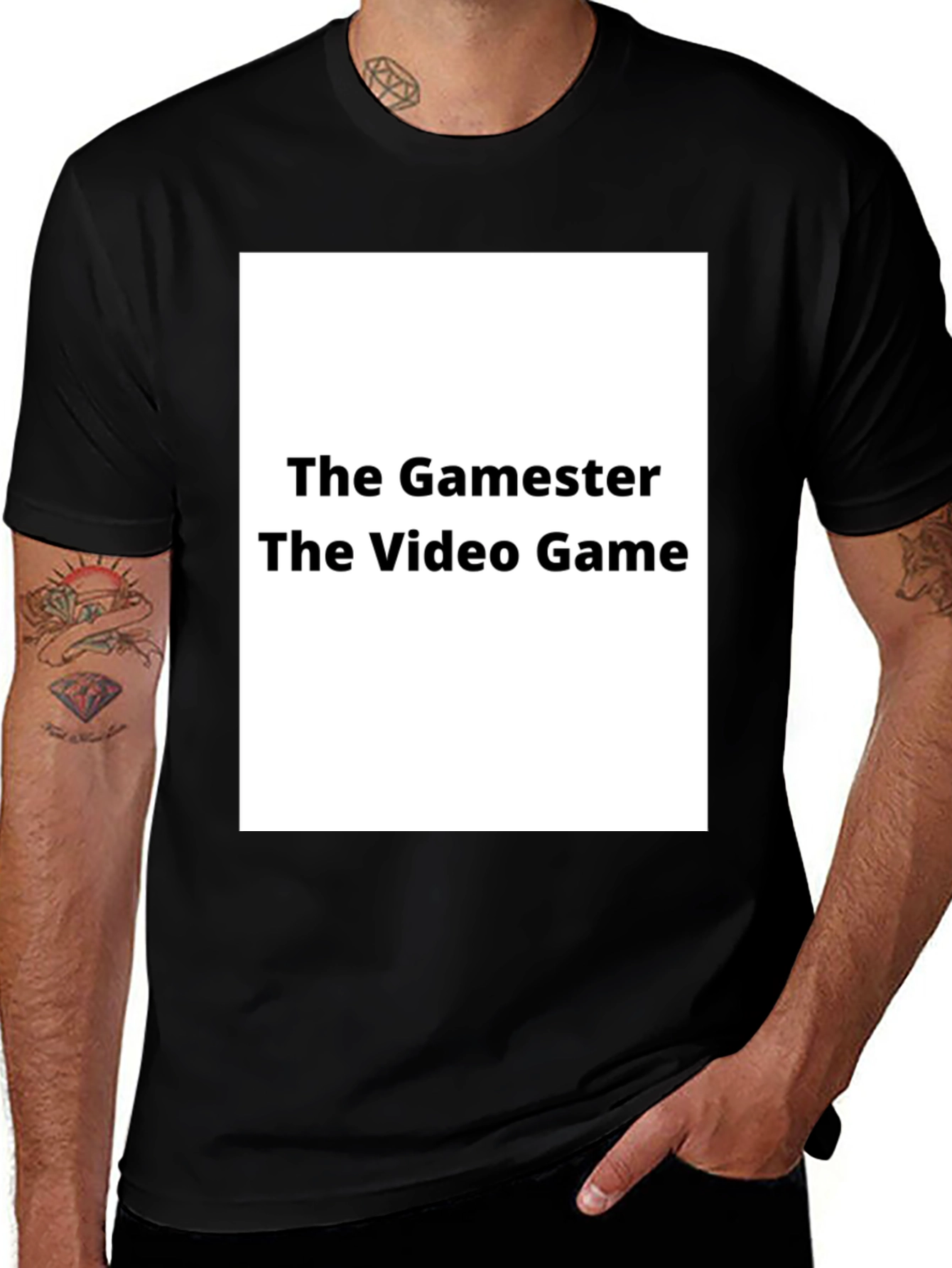 The Gamester Video Game Black T-Shirt