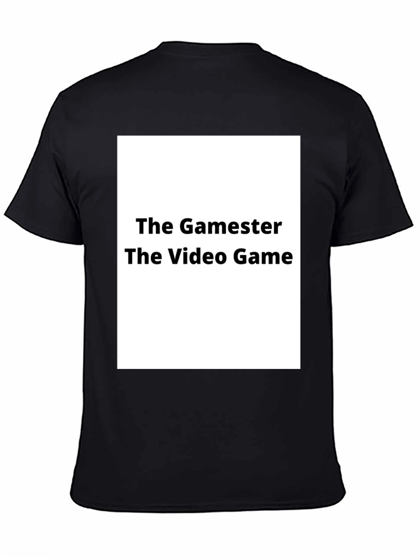 The Gamester Video Game Black T-Shirt