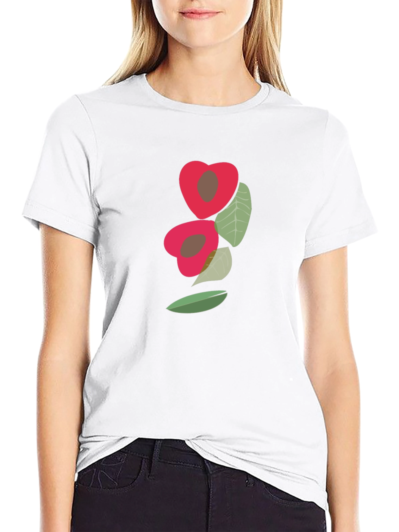 Unique Fruit Graphic Tee - Modern Casual Style