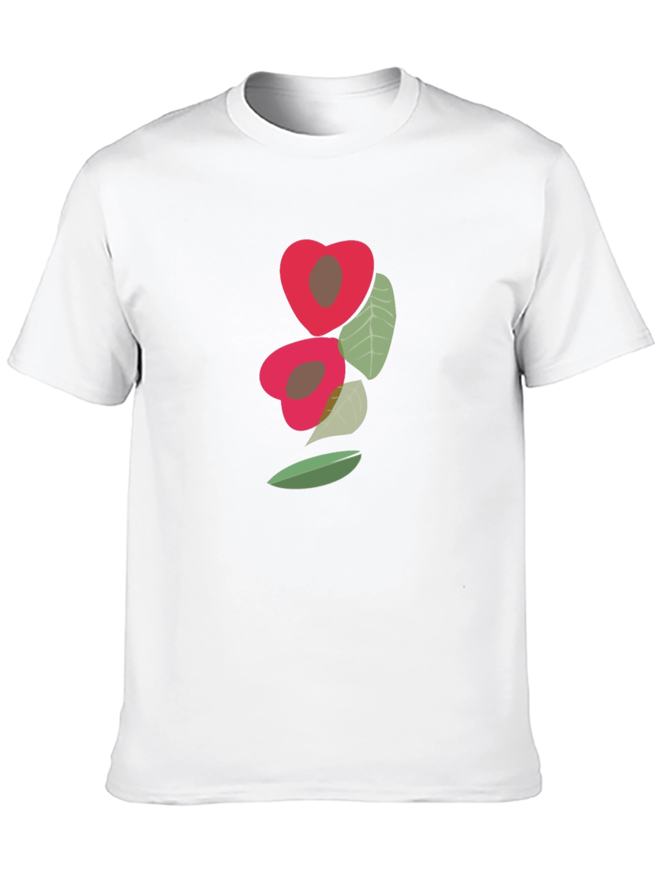 Unique Fruit Graphic Tee - Modern Casual Style