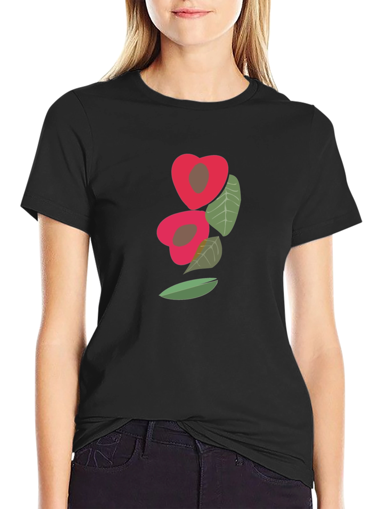 Unique Fruit Graphic Tee - Modern Casual Style