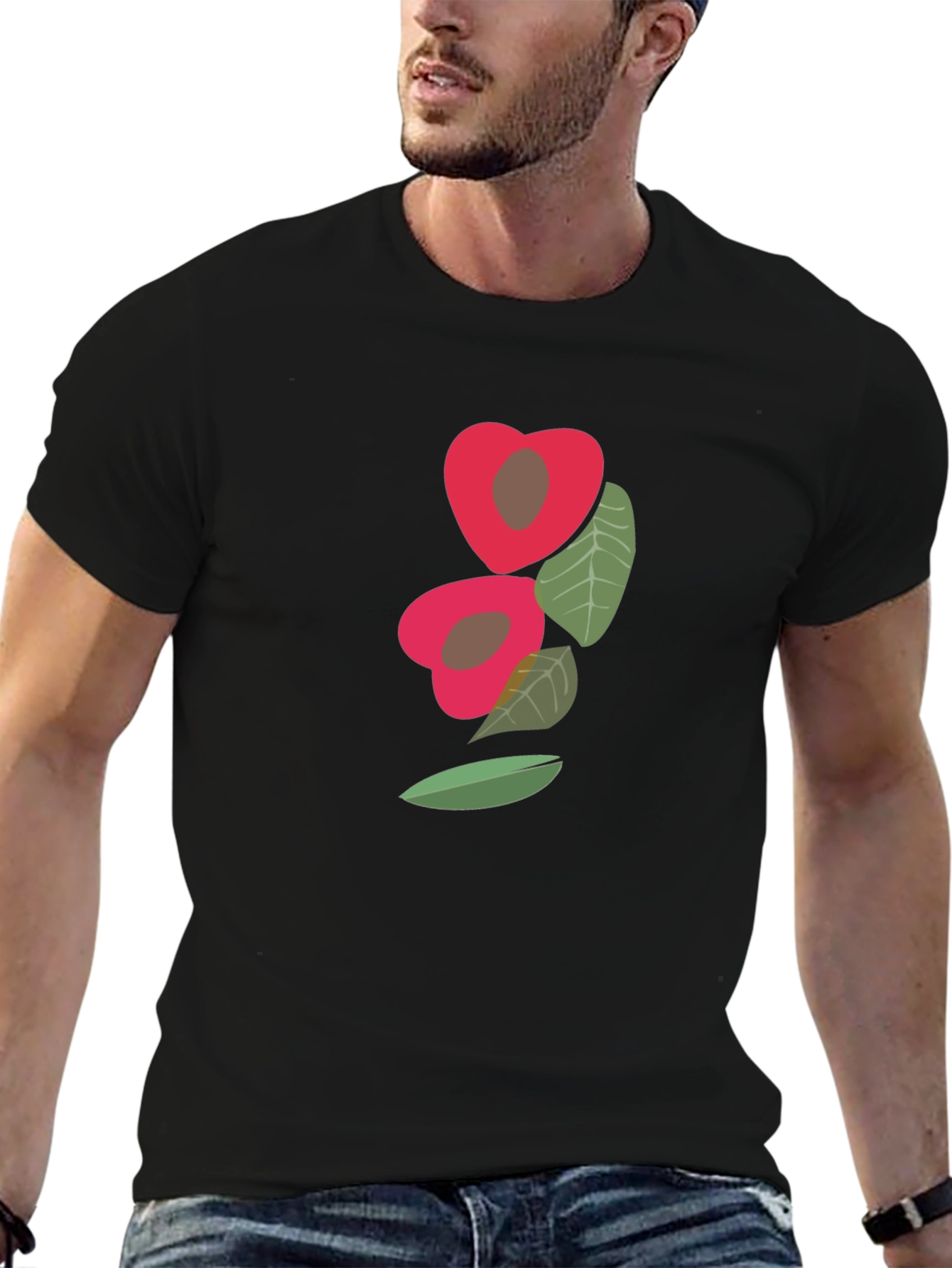Unique Fruit Graphic Tee - Modern Casual Style