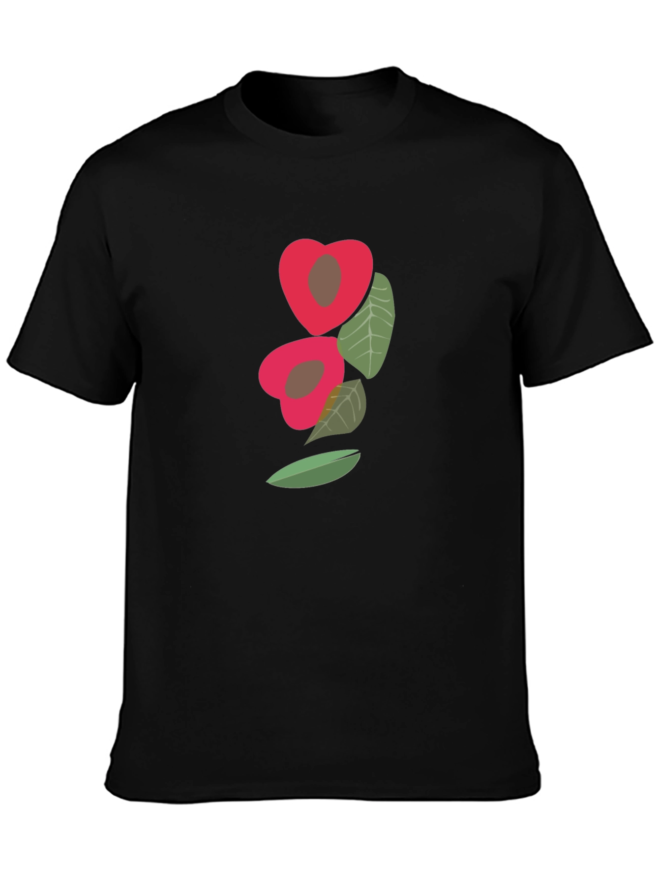 Unique Fruit Graphic Tee - Modern Casual Style