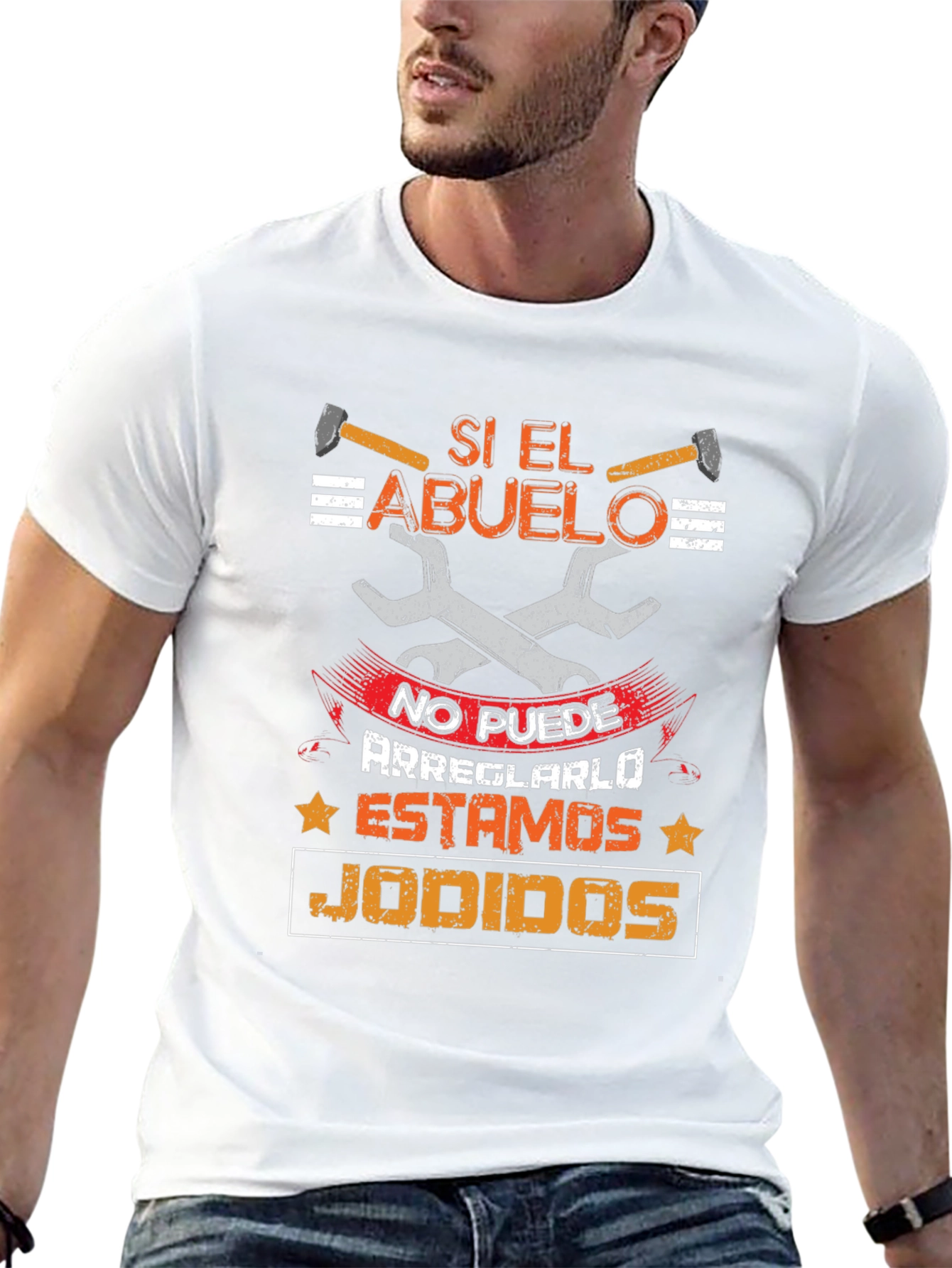 Si El Abuelo T-Shirt - Grandpa Fixes Everything!
