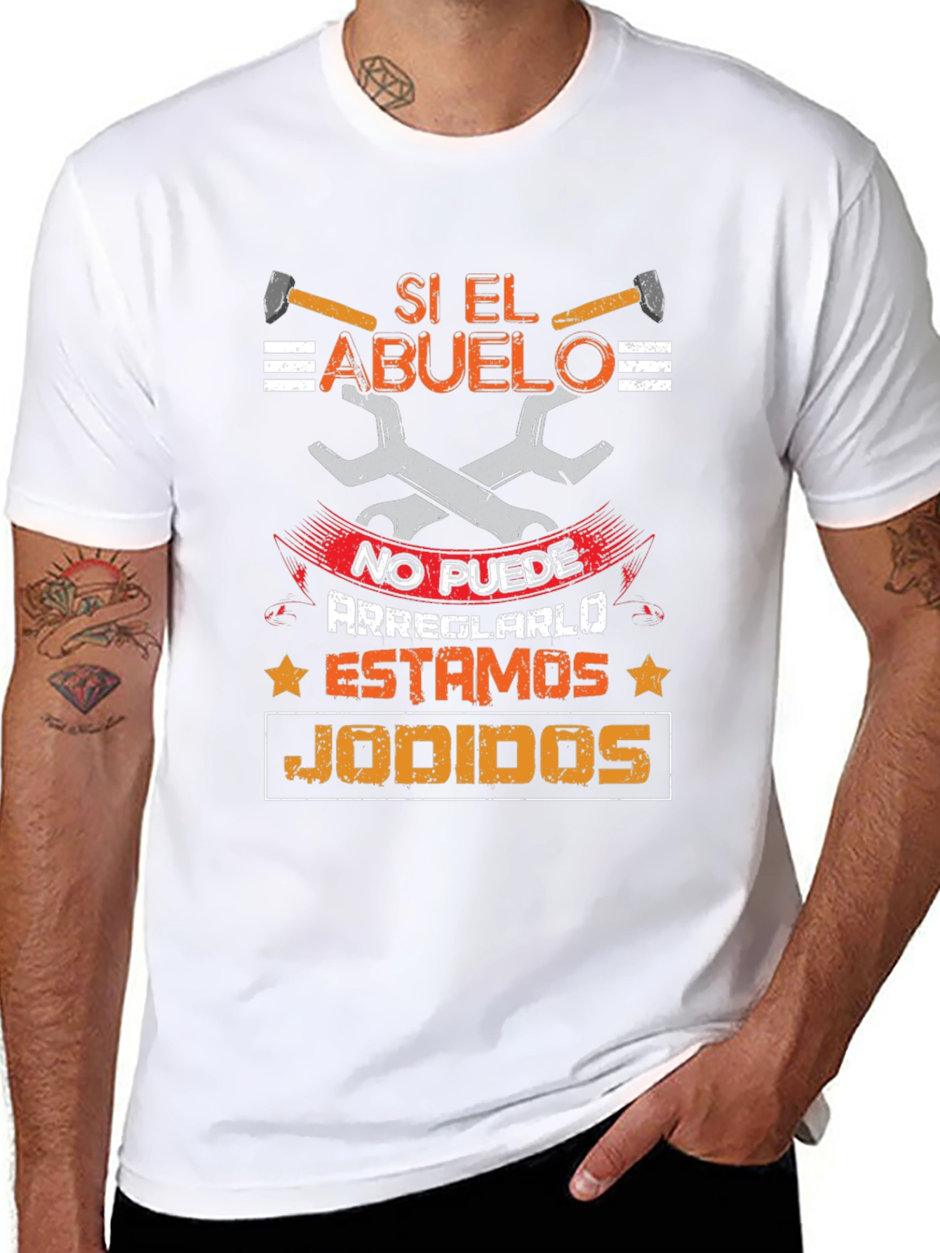 Si El Abuelo T-Shirt - Grandpa Fixes Everything!