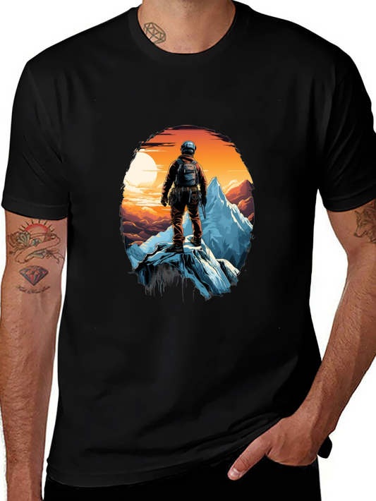 Mountain Climber Graphic Tee - Adventure Awaits!