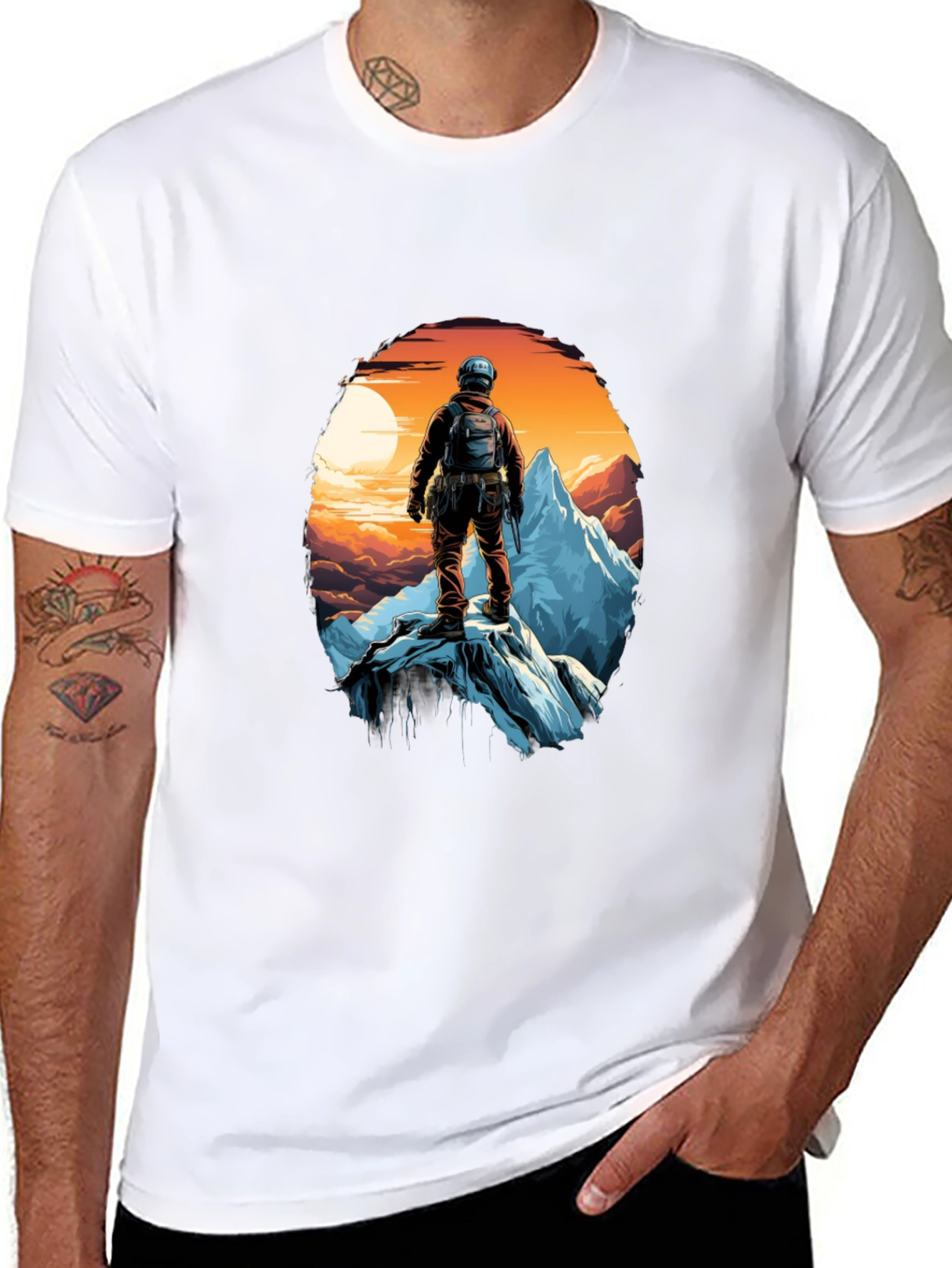 Mountain Climber Graphic Tee - Adventure Awaits!