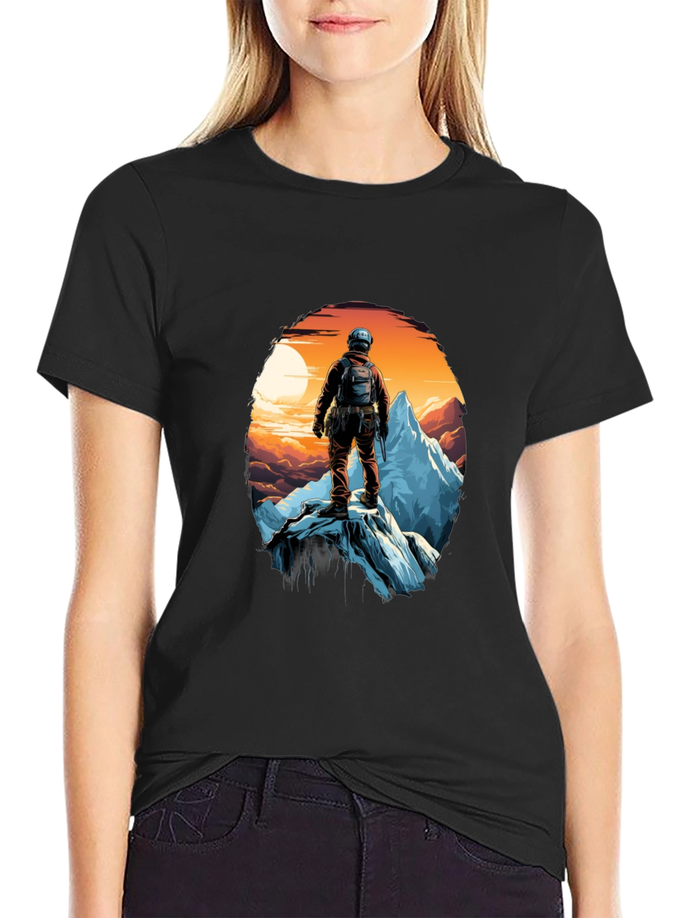 Mountain Climber Graphic Tee - Adventure Awaits!