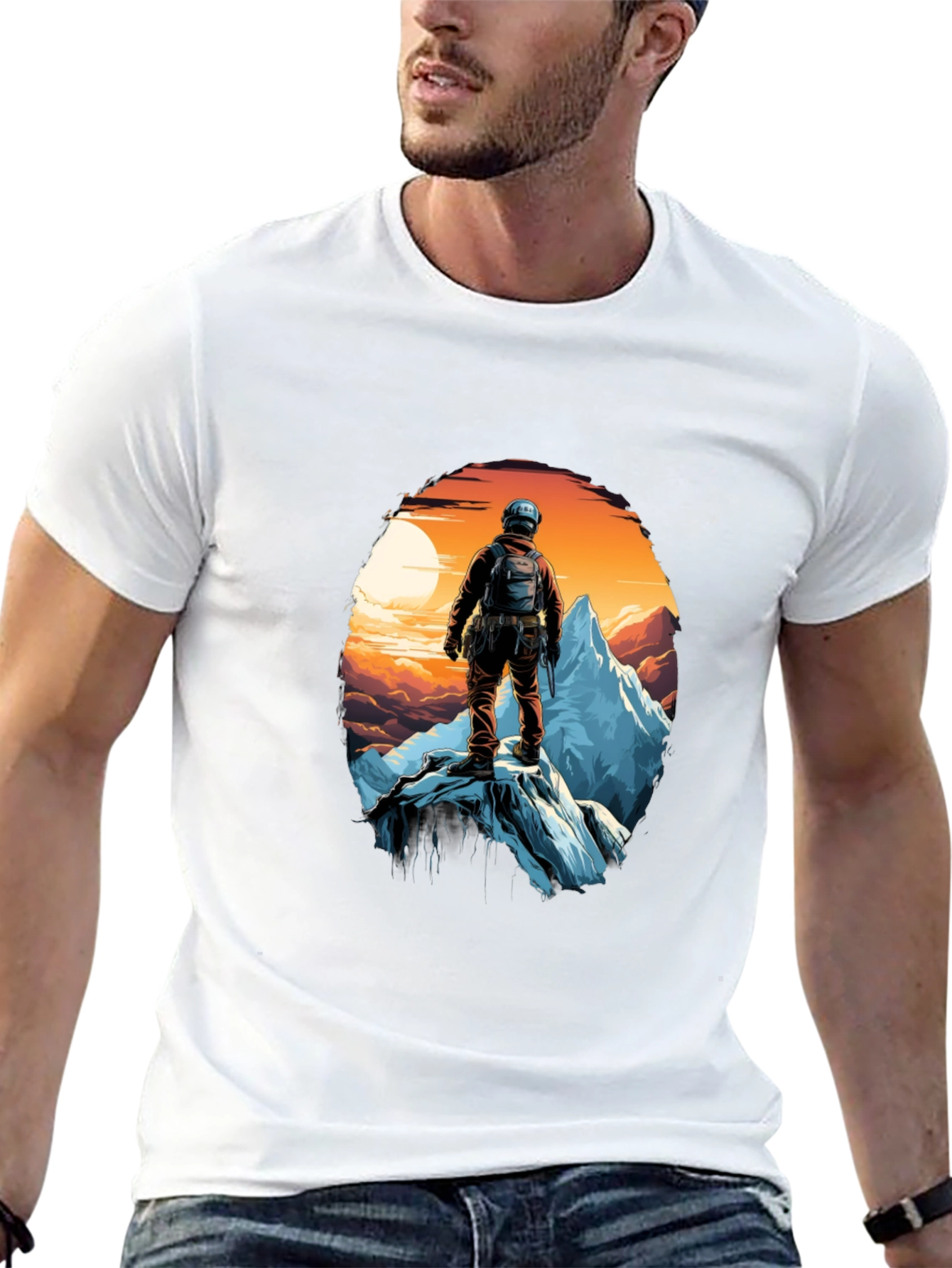 Mountain Climber Graphic Tee - Adventure Awaits!