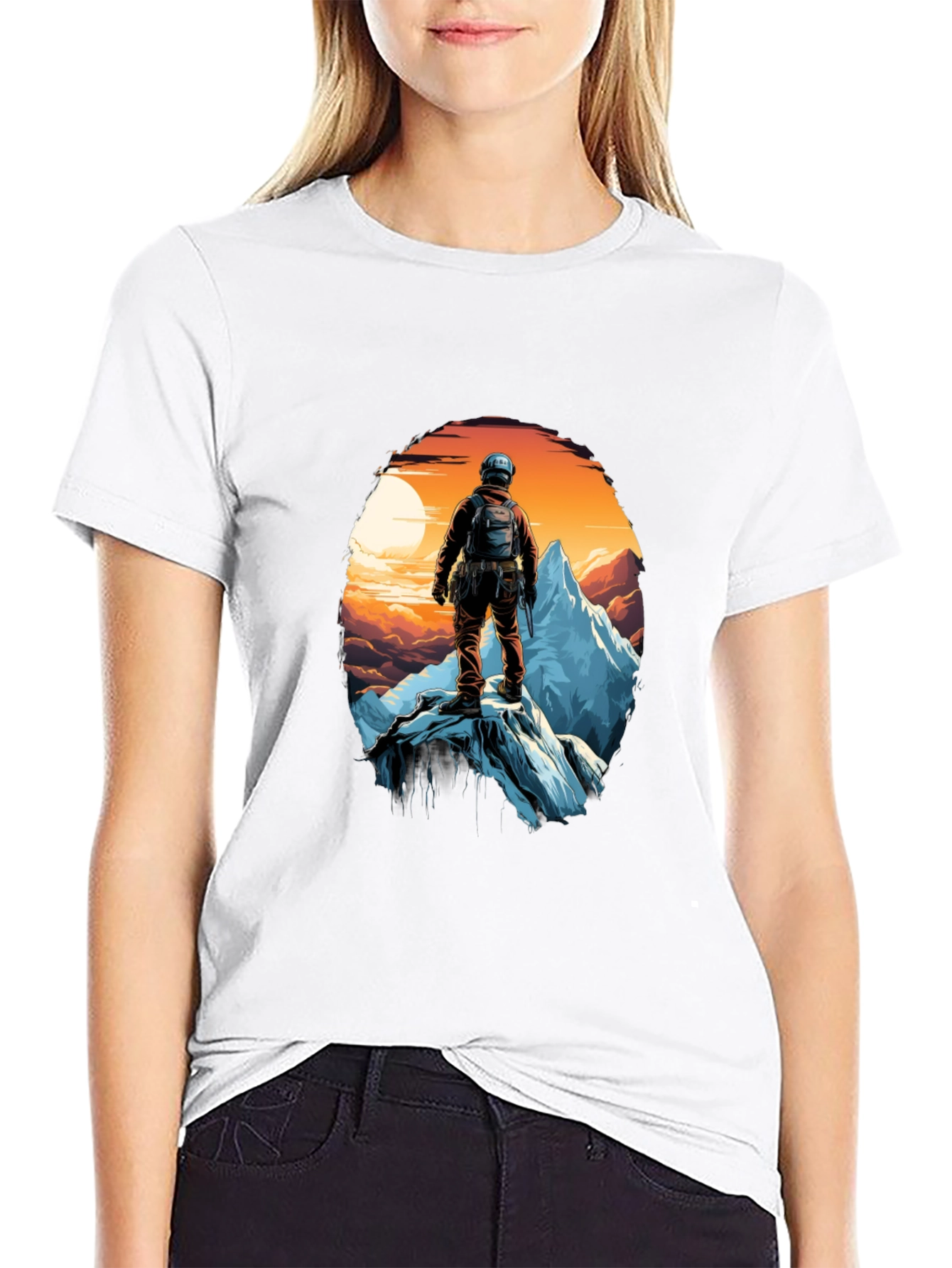 Mountain Climber Graphic Tee - Adventure Awaits!