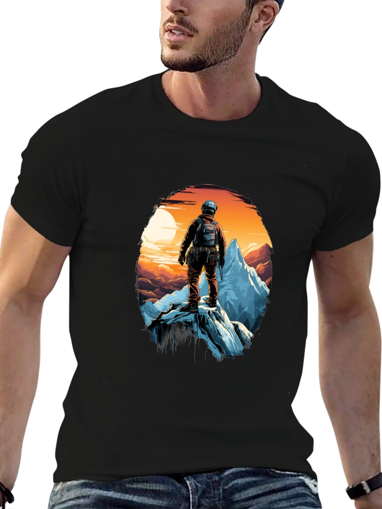 Mountain Climber Graphic Tee - Adventure Awaits!