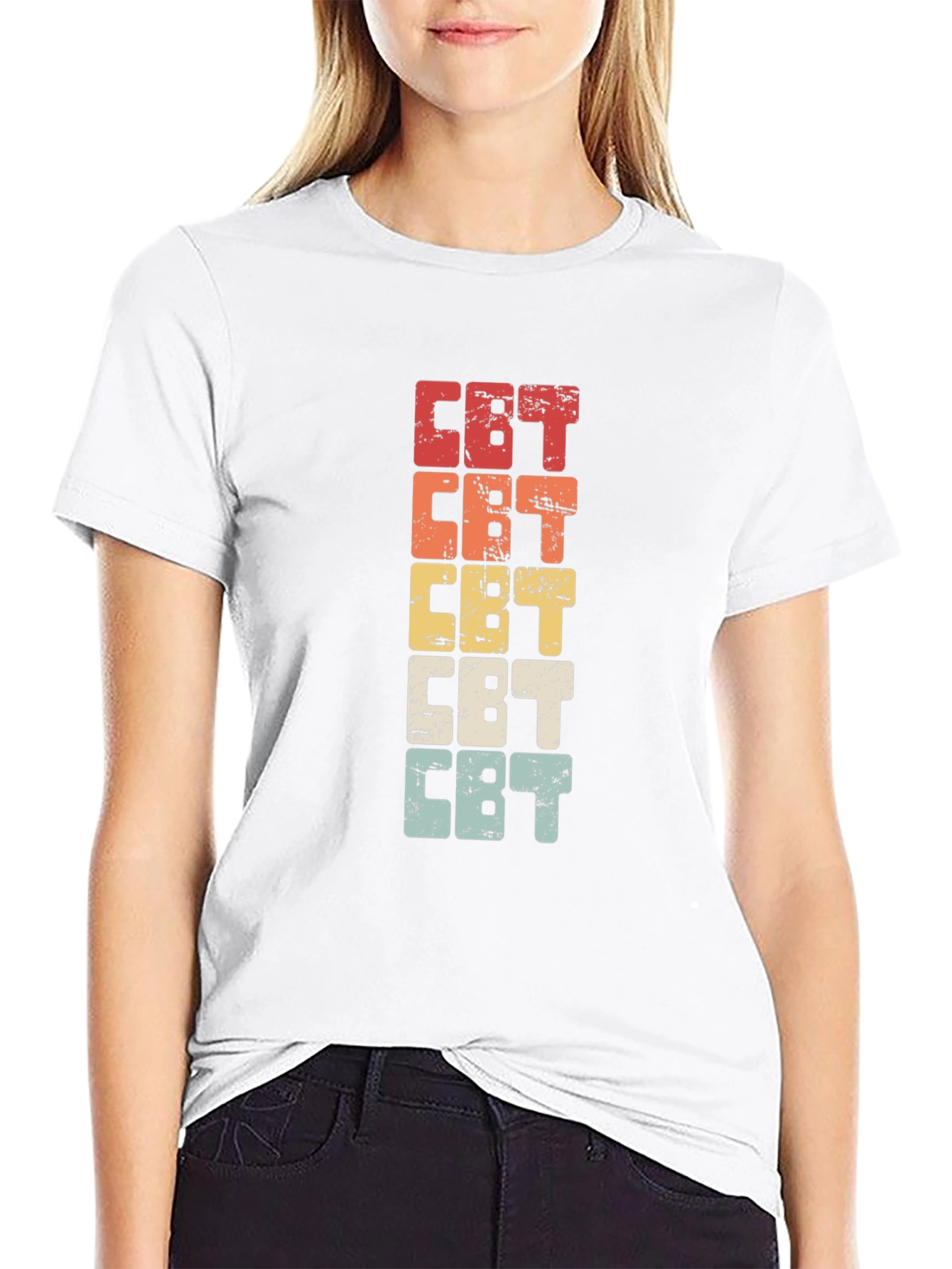 Retro CBT T-Shirt - Cognitive Behavioral Therapy Shirt