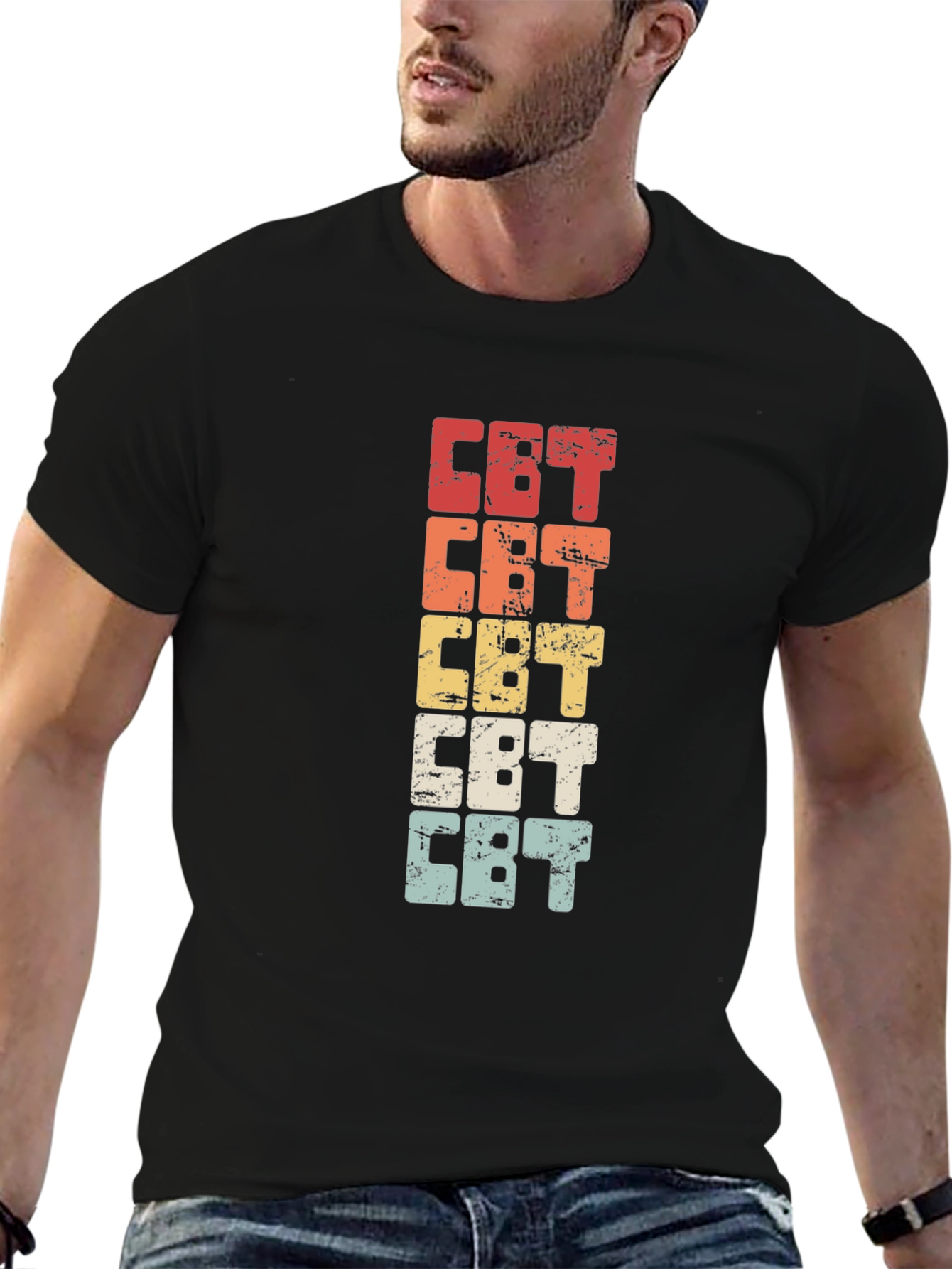 Retro CBT T-Shirt - Cognitive Behavioral Therapy Shirt