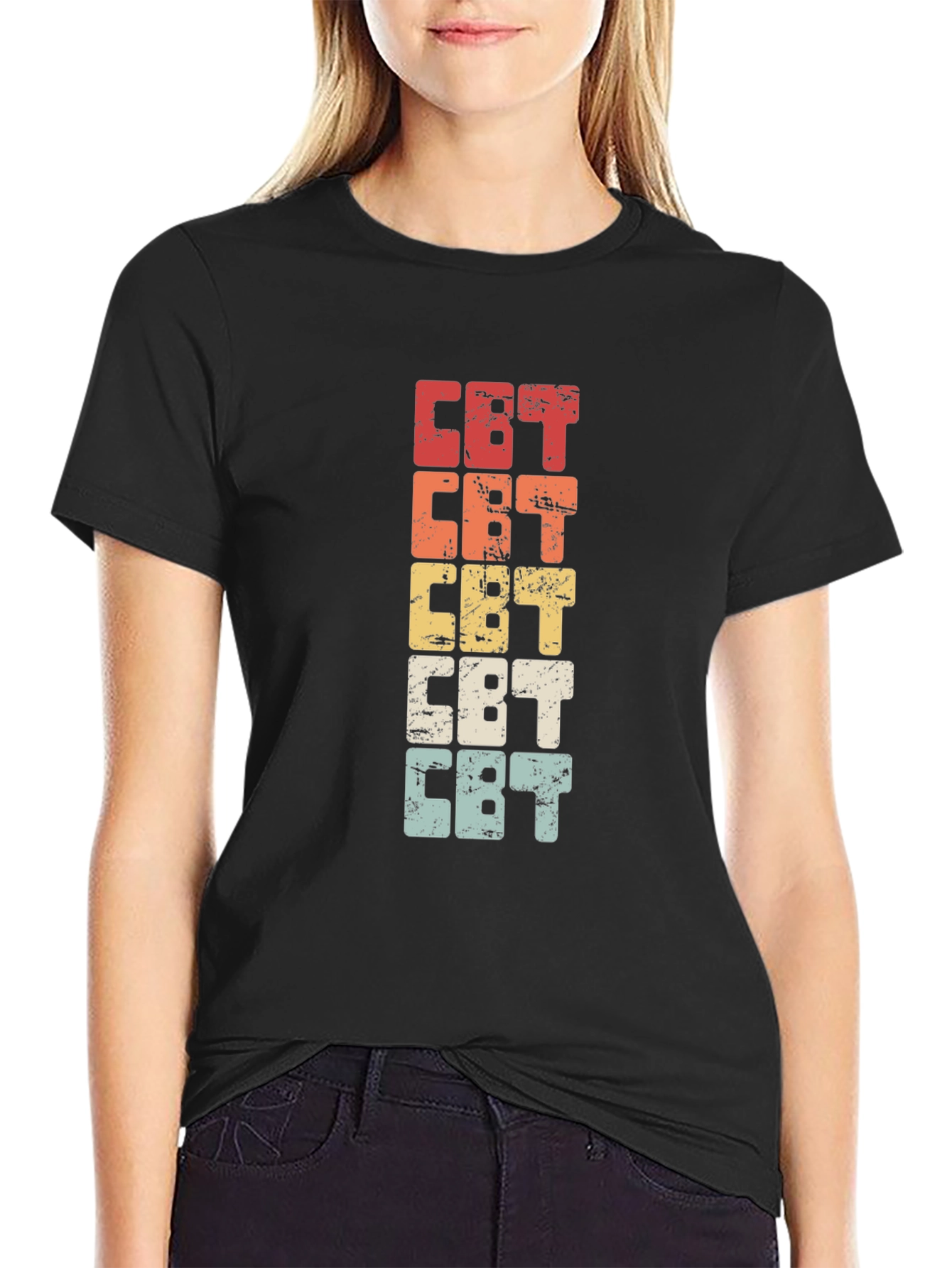 Retro CBT T-Shirt - Cognitive Behavioral Therapy Shirt