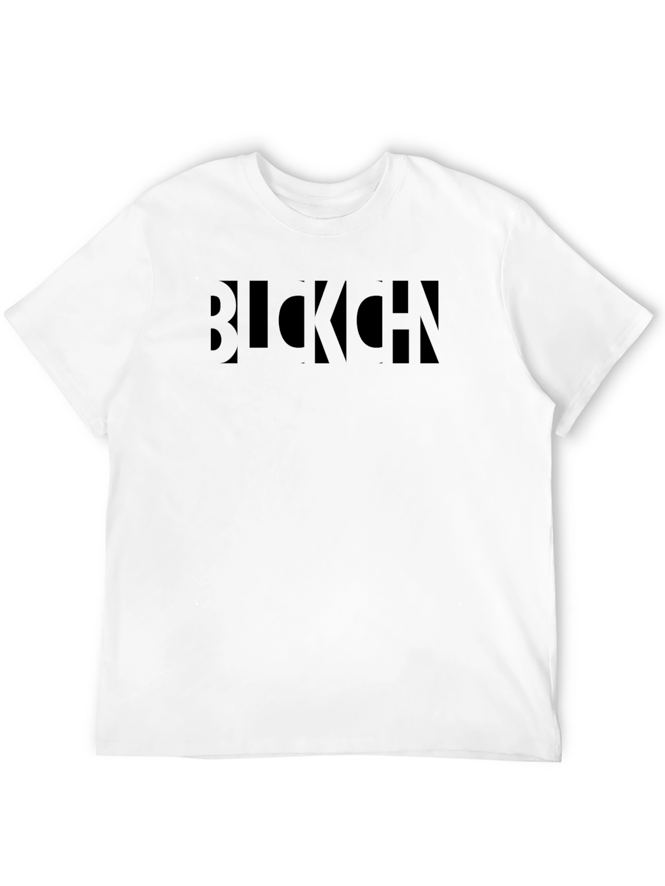 Black Graphic T-Shirt: Bold Blockchain Design