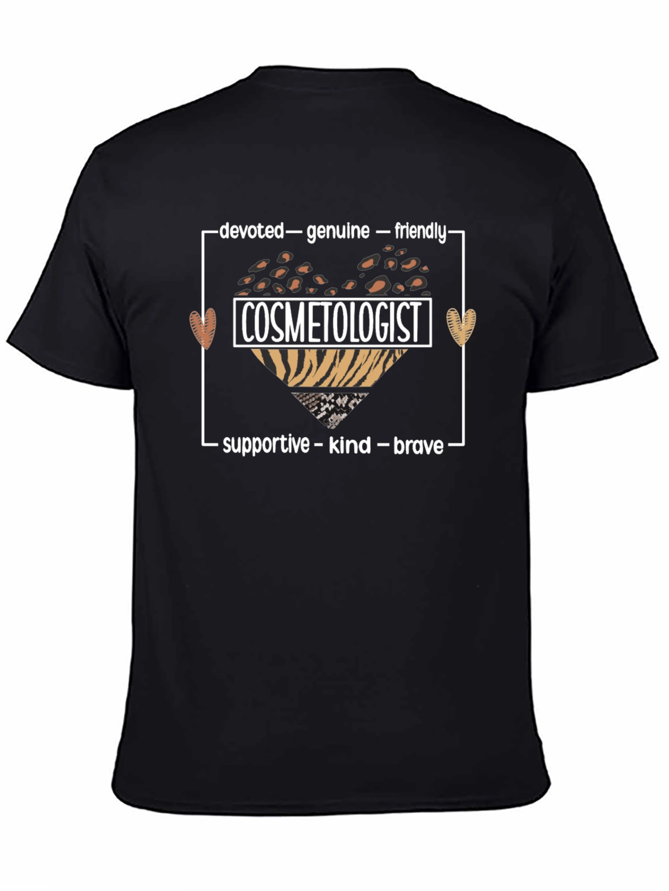 Cosmetologist Graphic T-Shirt - Devoted Genuine Friendly Design