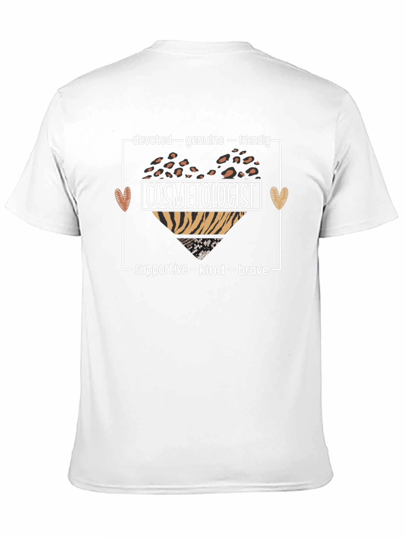 Cosmetologist Graphic T-Shirt - Devoted Genuine Friendly Design