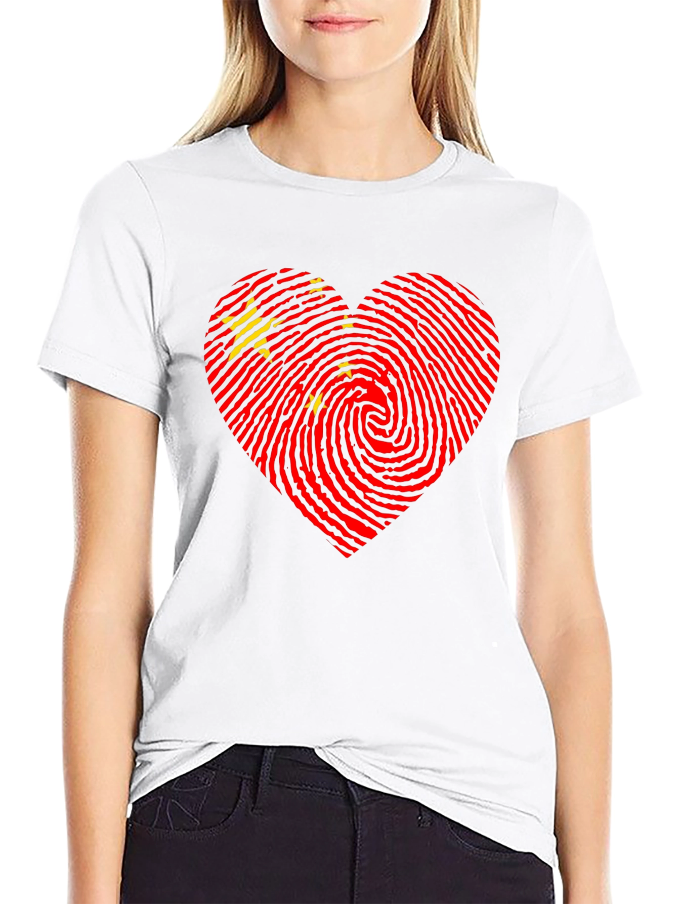 China Flag Heartbeat T-Shirt | Patriotic Pride