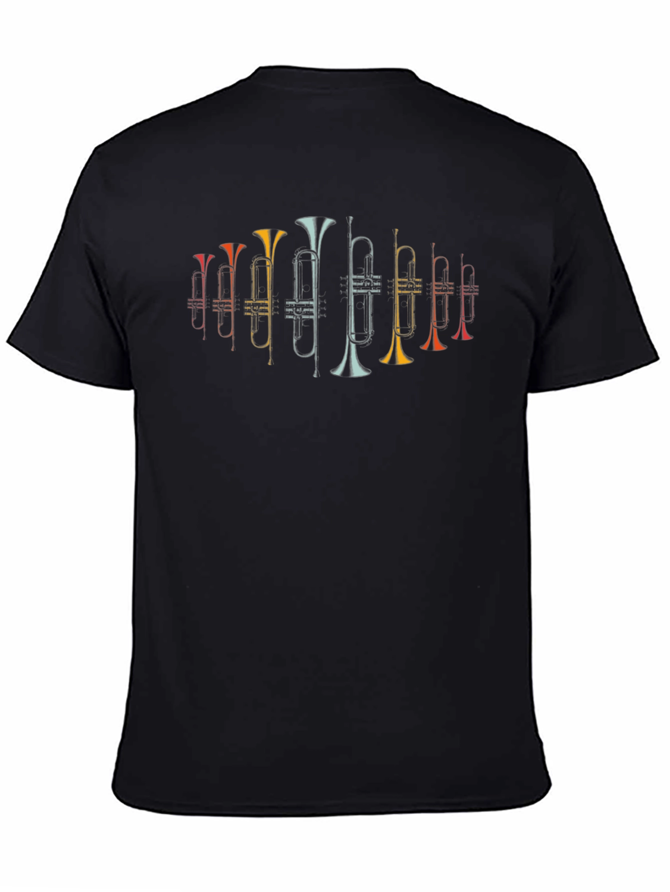 Retro Trumpet Graphic Tee - Musicians Casual Style