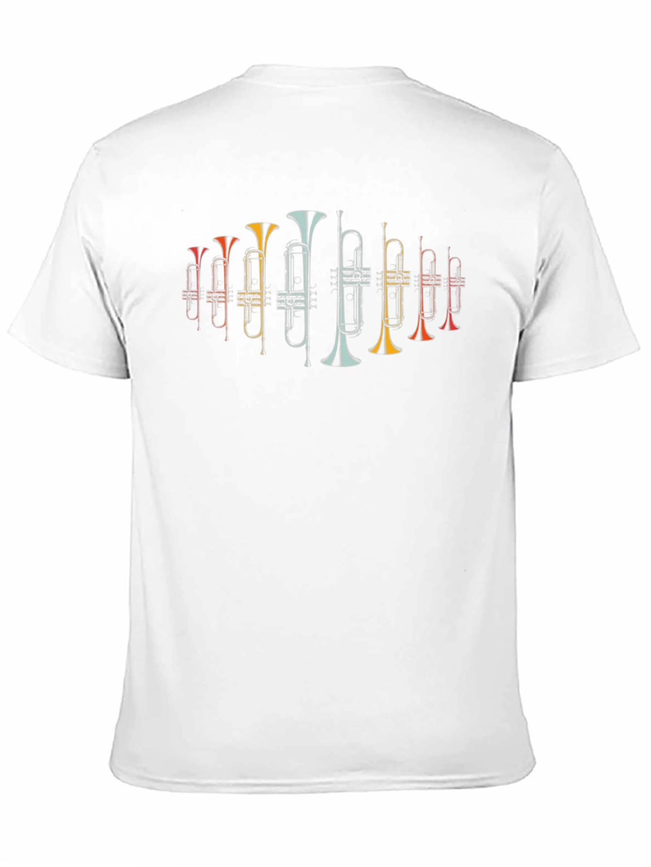Retro Trumpet Graphic Tee - Musicians Casual Style