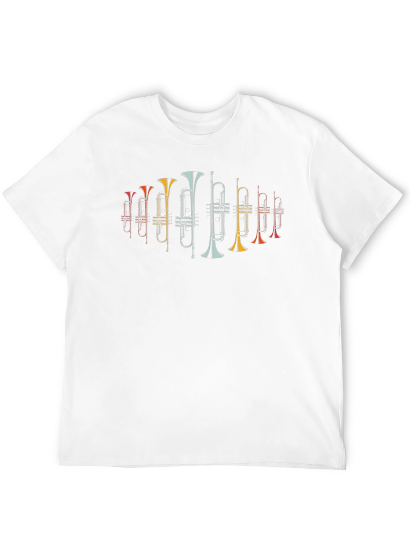 Retro Trumpet Graphic Tee - Musicians Casual Style