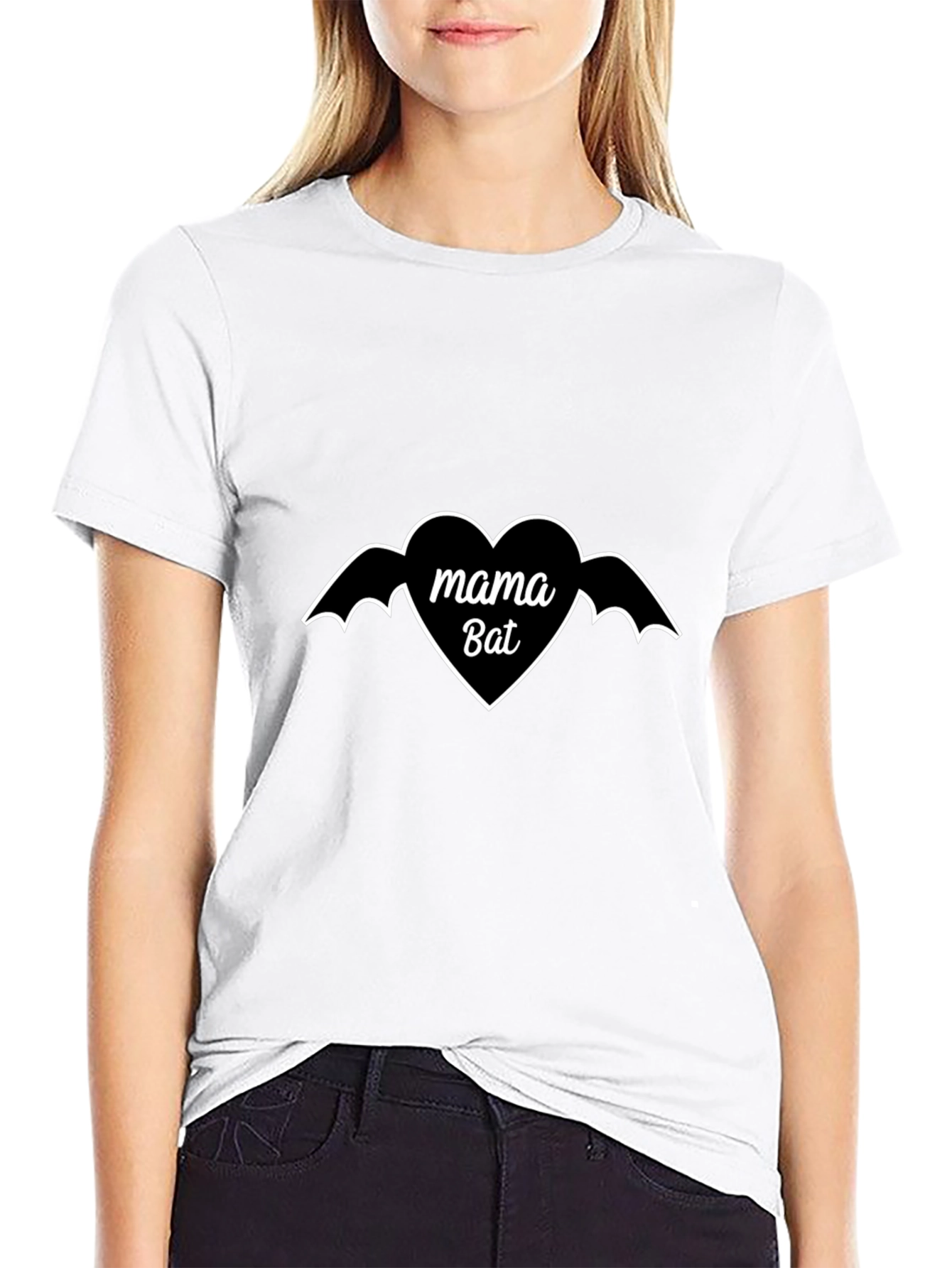 Mama Bat Graphic Tee - Halloween Spooky Season Shirt
