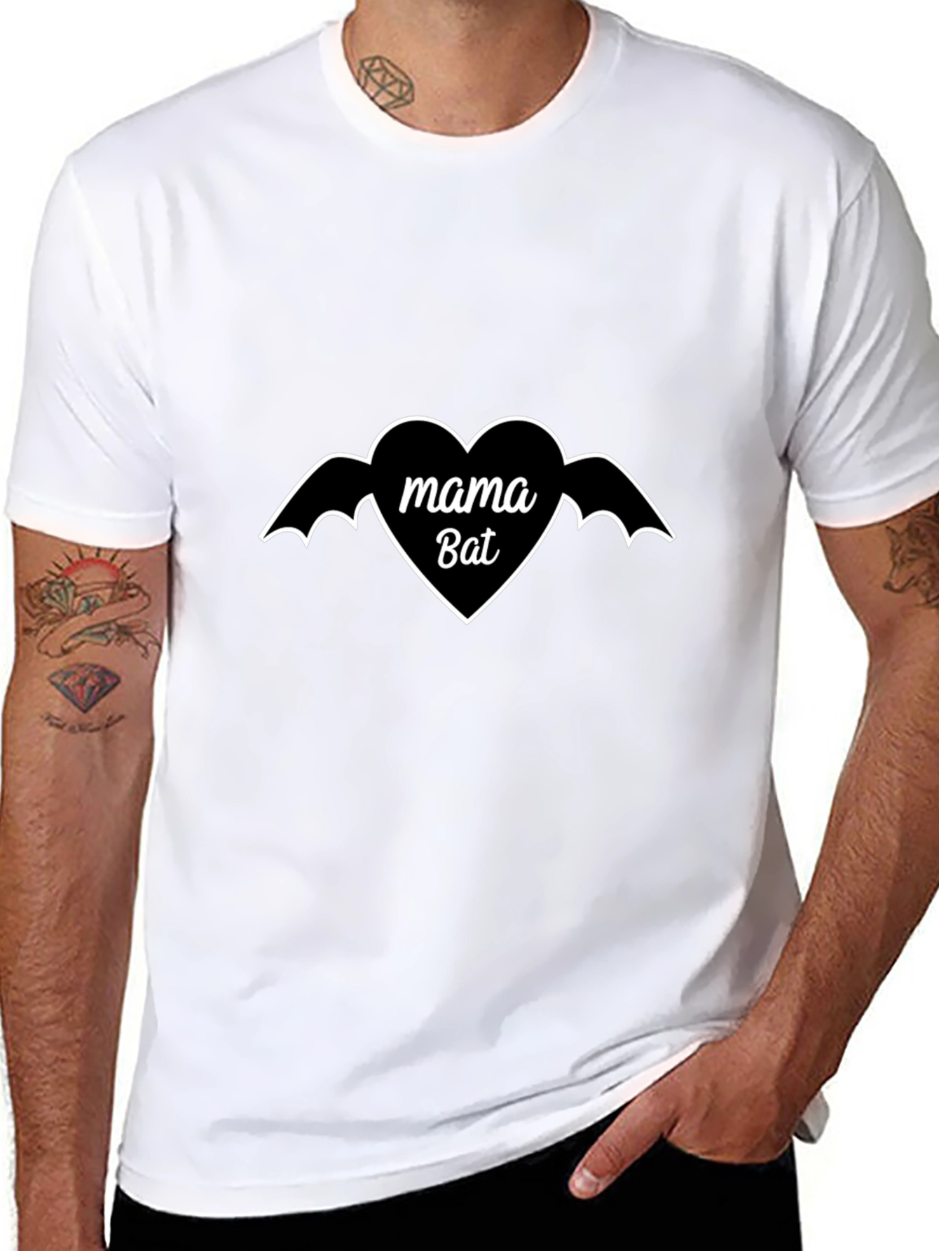 Mama Bat Graphic Tee - Halloween Spooky Season Shirt