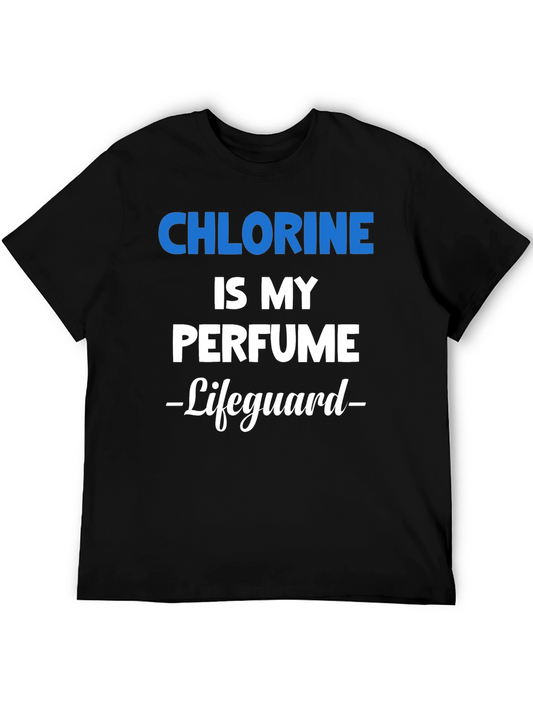 Chlorine is My Perfume Lifeguard Graphic T-Shirt