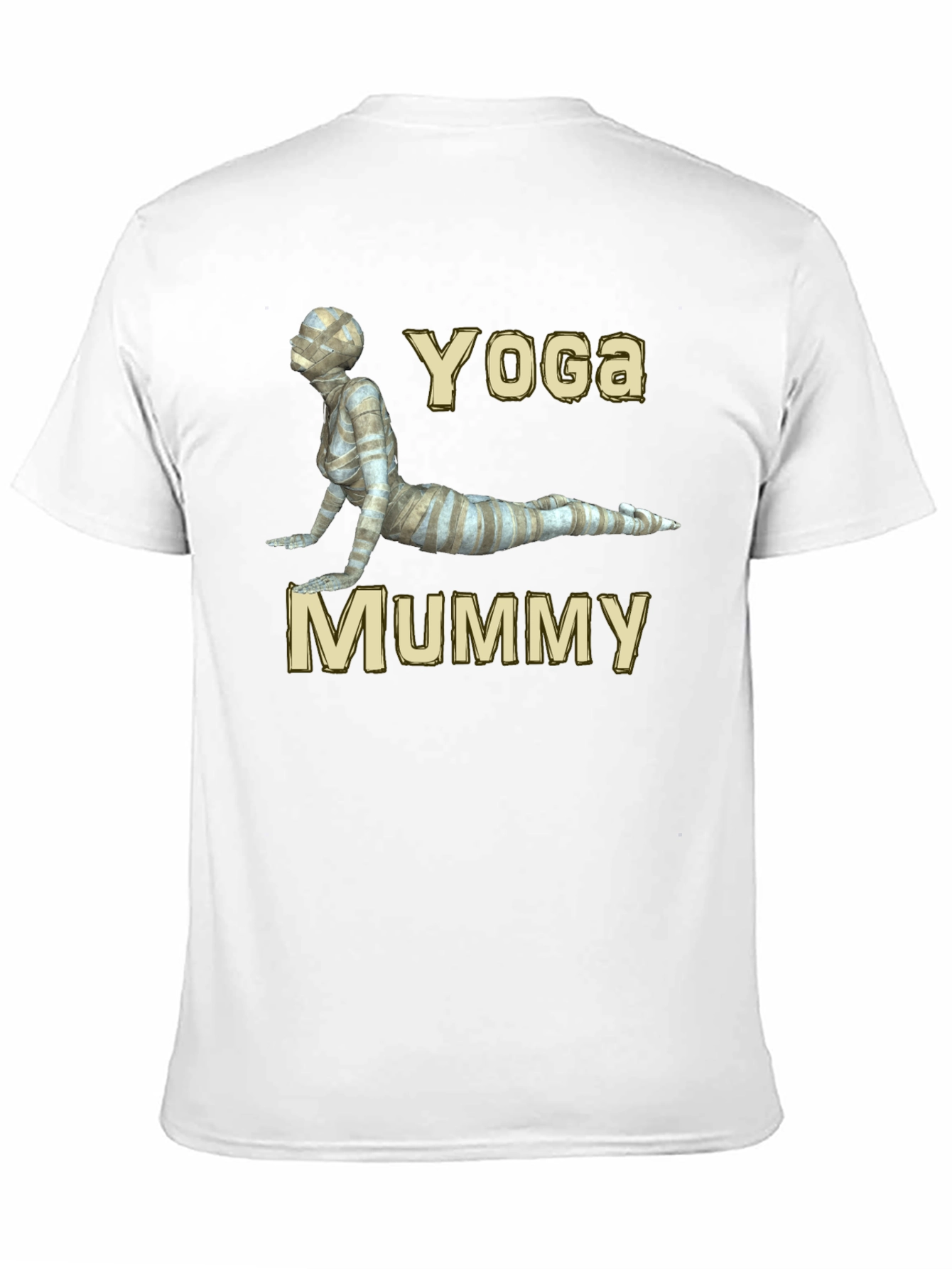 Yoga Mummy Graphic T-Shirt - Soft Cotton Blend