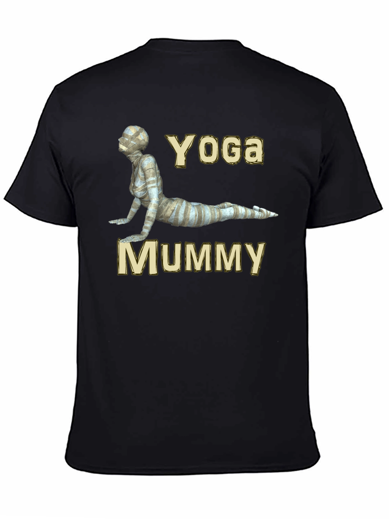 Yoga Mummy Graphic T-Shirt - Soft Cotton Blend