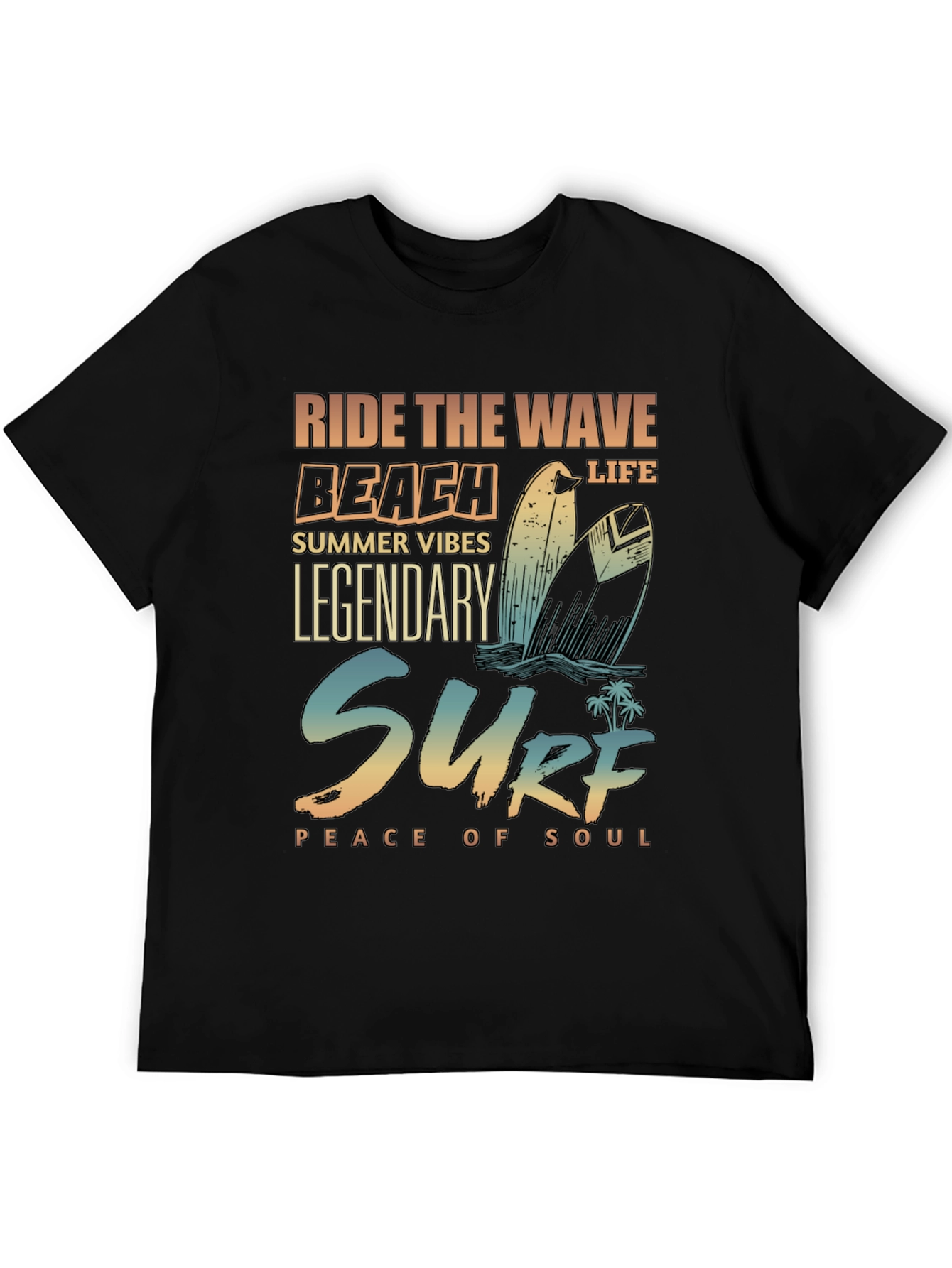 Surf Beach Life Graphic T-Shirt - Summer Vibes